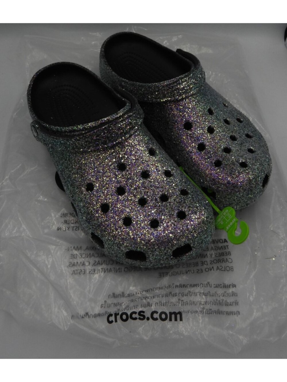 Crocs Classic Glitter Clog Limited Edition 205942-0C4 - Men’s 11
